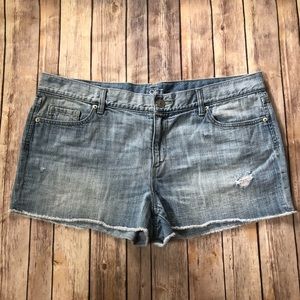Loft Rough Hem Shorts
